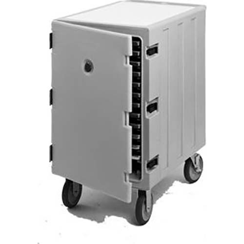 Cambro Slate Blue Non Electric 7 Tray Support Camcart for Trays and Sheet Pans, 32 x 37 1/2 x 21 1/2 inch.