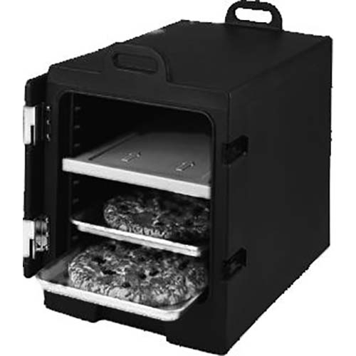 Cambro Black Camcarrier Insulated Front Loading Food Pan Carrier, 29 1/4 x 22 1/2 x 21 1/2 inch.