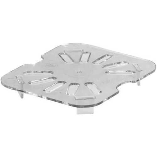 Cambro Half Size Translucent Polypropylene Drain Shelf, 10 7/16 x 12 3/4 inch -- 6 per case.