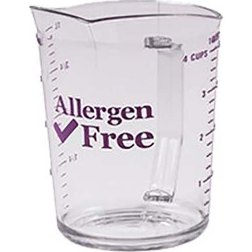 Cambro Camwear Polycarbonate Allergen‑Free Purple Measuring Cup, 1 Cup -- 12 per case.
