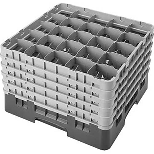 Cambro Camrack Polypropylene Sherwood Green Full Size 25 Compartment Glass Rack, 11 inch -- 2 per case.