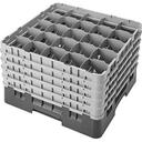 Cambro Camrack Polypropylene Teal Full Size 25 Compartment Glass Rack, 11 inch -- 2 per case.