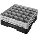 Cambro Camrack Polypropylene Brown Full Size 25 Compartment Glass Rack, 7 3/4 inch -- 3 per case.