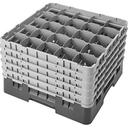 Cambro Camrack Polypropylene Brown Full Size 25 Compartment Glass Rack, 10 1/8 inch -- 2 per case.