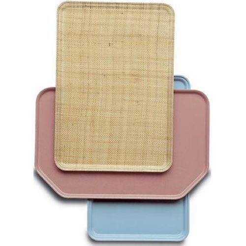 Cambro Camtrays Sherwood Green Fiberglass Rectangular Metric Tray, 10 7/16 X 12 3/4 Inch -- 12 Per Case