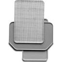 Cambro Metric Rectangular Pearl Gray Camtray, 12 1/2 x 16 1/2 inch -- 12 per case.