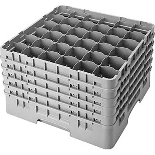 Cambro Camrack Polypropylene Cranberry Full Size 36 Compartment Glass Rack, 11 inch -- 2 per case.