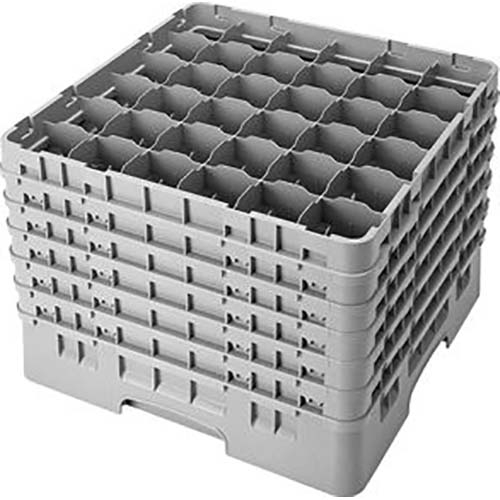 Cambro Camrack Polypropylene Brown Full Size 36 Compartment Glass Rack, 11 3/4 inch -- 2 per case.