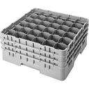 Cambro Camrack Polypropylene Black Full Size 36 Compartment Glass Rack, 7 3/4 inch -- 3 per case.