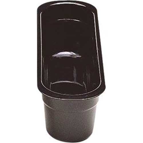 Cambro Poly Cambox Dark Brown Cutlery Insert Box, 14 3/16 x 4 7/16 x 4 1/8 inch -- 12 per case.