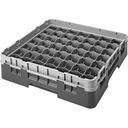 Cambro Camrack Polypropylene Cranberry Full Size 49 Compartment Glass Rack, 3 5/8 inch -- 5 per case.