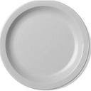 Cambro Camwear White Narrow Rim Plate, 5 1/2 inch Diameter -- 48 per case.