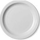 Cambro Camwear Slate Blue Narrow Rim Plate, 7 1/4 inch Diameter -- 48 per case.