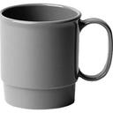 Cambro Camwear Polycarbonate Black Stacking Cup, 7.5 Ounce -- 48 per case.