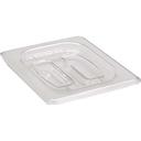 Cambro Camwear Clear Eighth Size Cover with Handle for Food Pan, 6 3/8 x 5 1/4 inch -- 6 per case.
