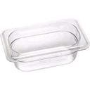 Cambro Camwear Polycarbonate White Ninth Size Food Pan, 2 1/2 inch -- 6 per case.