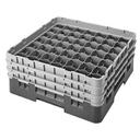 Cambro Camrack Polypropylene Teal Full Size 9 Compartment Glass Rack, 6 7/8 inch -- 3 per case.