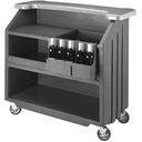 Cambro Granite Gray with Slate Gray Designer Style Economy Small Portable Beverage Bar CamBar, 54 x 25 7/8 x 46 1/8 inch.