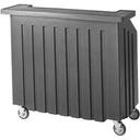 Cambro Granite Sand Base with Cocoa Counter Designer Style Economy Small Portable Beverage Bar CamBar, 54 x 25 7/8 x 46 1/8 inch.