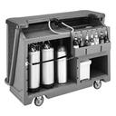 Cambro Chicago Designer Style Economy Medium Portable Beverage Bar CamBar, 67 1/2 x 28 1/2 x 47 1/2 inch.