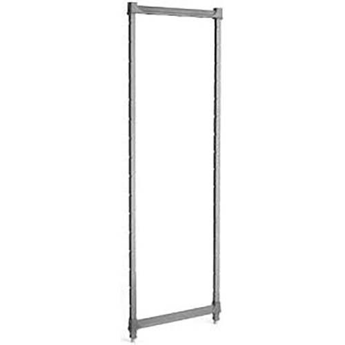 Cambro Camshelving Basics Plus Series Brushed Graphite Stationary Post Kit, 18 X 64 Inch