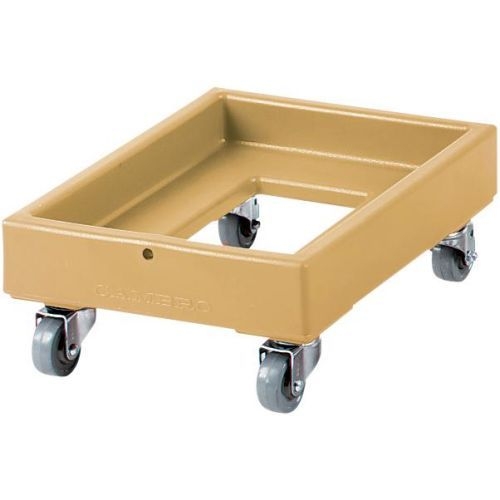 Camdolly Plastic Milk Crate Dolly, Black, 16 3/8 x 21 13/16 x 8 inch.