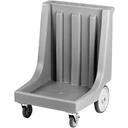 Cambro Black Standard Model Camdolly with Handle and Rear Big Wheels for Dish Racks, 26 x 36 5/8 x 26 7/8 inch.