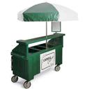 Camcruiser Large Vending Cart, Granite Gray, 74 1/4 x 31 3/4 x 94 inch.
