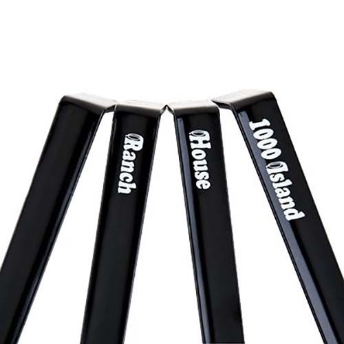 Cambro Camwear Black Polycarbonate Salad Dressing Assortment 1.0 Ounce Imprinted Ladle, 10 9/16 Inch Length -- 12 Per Case