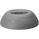 Cambro Black Shoreline Low Profile Insulated Dome Cover for Camduction Complete Heat System, 10 1/4 inch Dia. x 2 3/4 inch Height -- 12 per case.