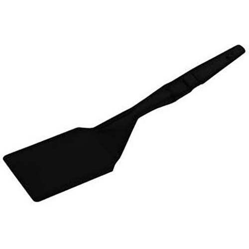 Cambro Black High Heat Camtensils Solid Spatula Turner, 14 1/8 x 3 1/2 inch -- 12 per case.