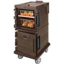 Cambro Dark Brown Base Model Ultra Camcarts for Food Pans, 20 1/2 x 45 x 27 1/8 inch.