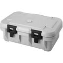 Cambro Speckled Gray S-Series Ultra Pan Carrier Insulated Food Server, 25 1/8 x 8 5/8 x 17 1/8 inch.