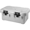 Cambro Speckled Gray S-Series Ultra Pan Carrier Insulated Food Server, 25 1/8 x 10 1/2 x 17 1/8 inch.