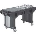 Cambro Kentucky Green Versa Work Table with Low Height and Heavy Duty Casters, 6 Feet.