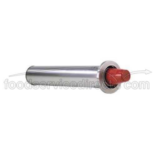 Dispense-rite Adj-1 Stainless In-counter Cup Dispenser, 5 3/8 X 22 9/16 Inch -- 12 Per Case