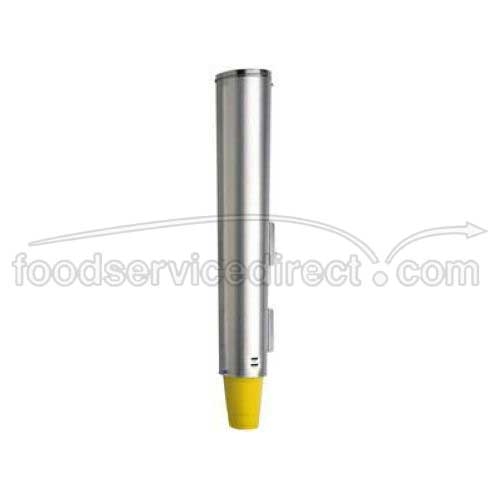 Dispense Rite ADJ-NW Stainless Gravity Feed Cup Dispenser, 4 7/8 x 25 1/2 inch -- 12 per case.