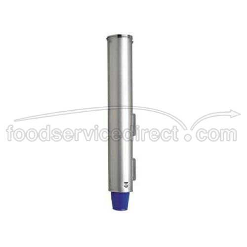 Dispense-rite Adj-nw Stainless Gravity Feed Cup Dispenser, 4 1/8 X 25 1/2 Inch -- 12 Per Case
