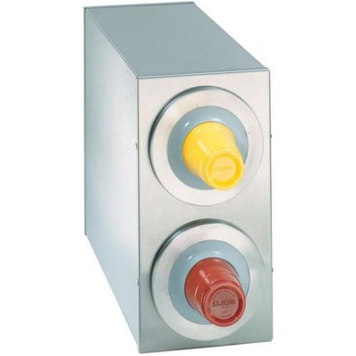 Dispense-rite Bfl-r Series Stainless Steel Countertop One Size Fits All Cup Dispensing Cabinet, 16 1/2 X 8 1/8 X 23 Inch