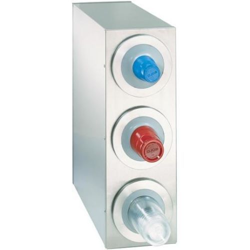 Dispense-rite Bfl-r Series Stainless Steel Countertop One Size Fits All Cup Dispensing Cabinet, 24 1/2 X 8 1/8 X 23 Inch