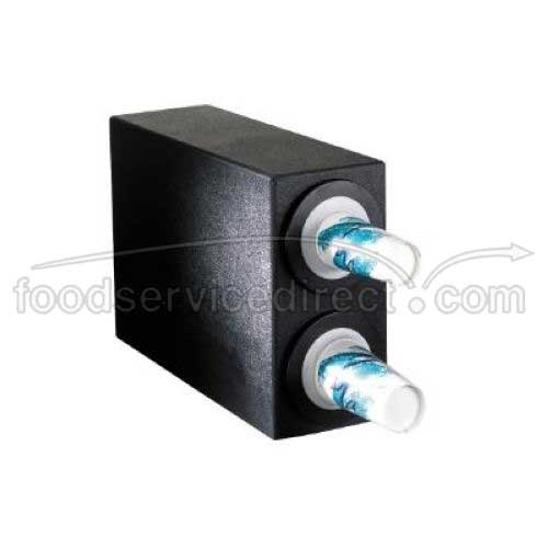 Dispense Rite BFL-S Black Polystyrene Countertop One-Size-Fits-All Cup Dispensing Cabinet, 16 x 8 x 23 inch.
