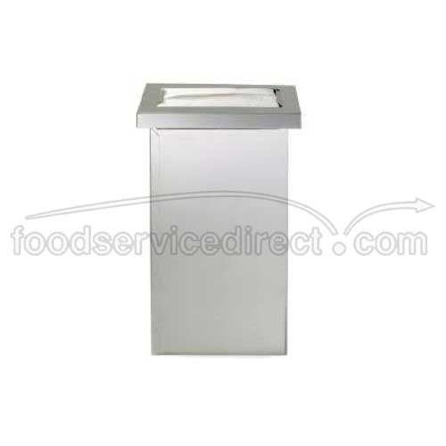 Dispense Rite CMND Series Stainless Built-in Napkin Dispenser, 6 1/8 x 8 1/8 x 12 7/8 inch.