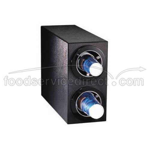 Dispense-rite Ctc-s Black Polystyrene Countertop Cup Dispensing Cabinet, 16 X 8 X 23 Inch