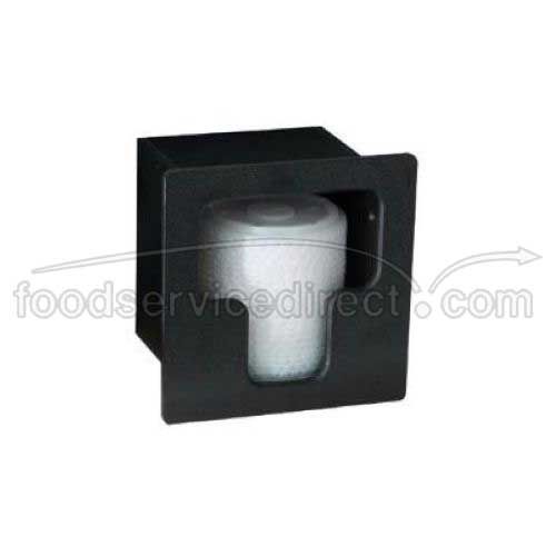Dispense-rite Black Vertical Built-in Lid Organizer, 7 X 7 X 5 1/2 Inch -- 2 Per Case