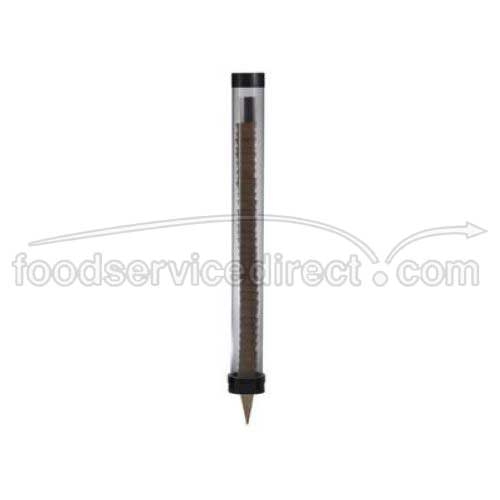 Dispense Rite Smoked Gray Ice Cream Cone Dispenser, 3 1/2 x 31 inch -- 2 per case.