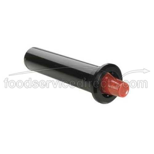 Dispense Rite STL-2 Black ABS Plastic In-Counter Cup Dispenser, 7 1/8 x 22 9/16 inch -- 6 per case.