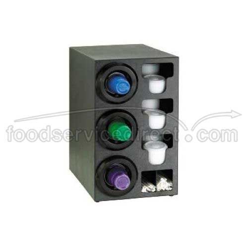 Dispense-rite Stl Black Polystyrene Combination Cup Dispensing Cabinet, 24 1/4 X 14 1/2 X 23 Inch