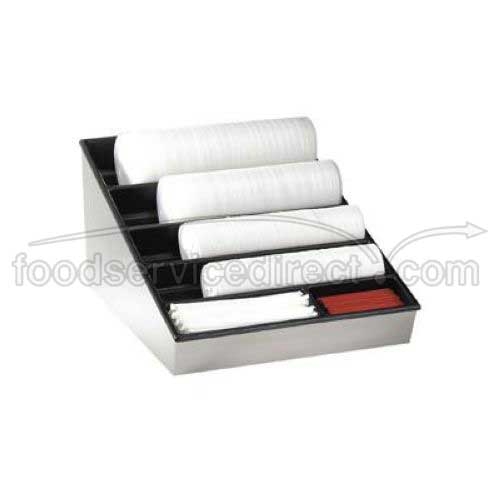 Dispense Rite NLS and WLS Stainless Organizer, 11 3/8 x 16 1/2 x 22 1/4 inch.