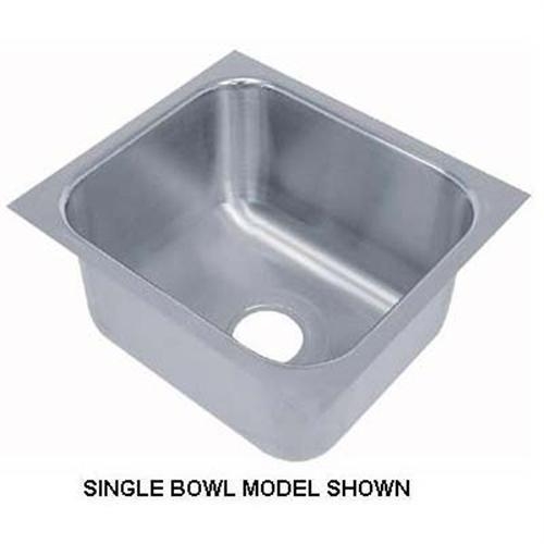 Smart Series Stainless Steel Undermount Sink Single Bowl Model Size : 16 X 20 X 10 Inch.