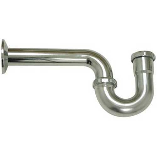 Standard Chrome Plated P-Trap, 22 Gauge.